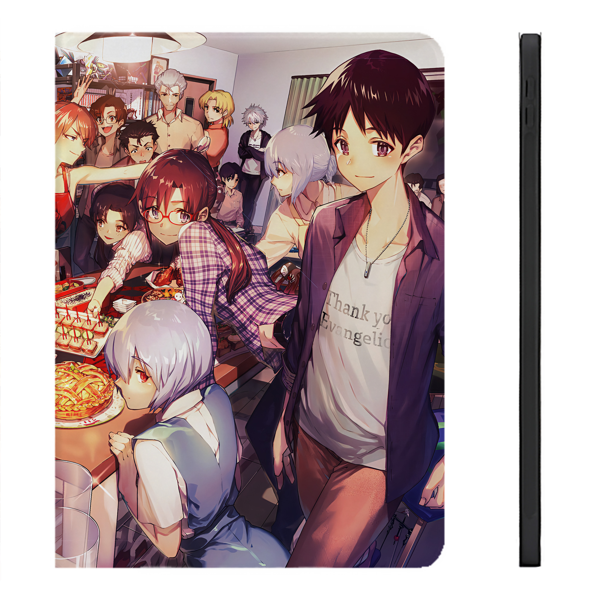 （画像用） EVA 新世紀エヴァンゲリオン IPadケース ペンホルダー付き ブックスタイルデザイン